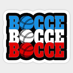 Bocce Ball Player Sticker